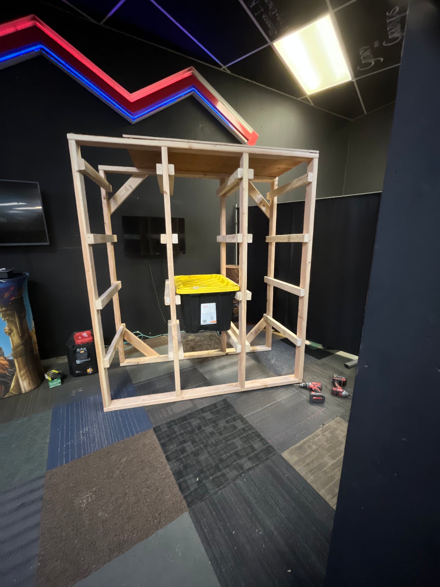 12 Bin Storage Rack